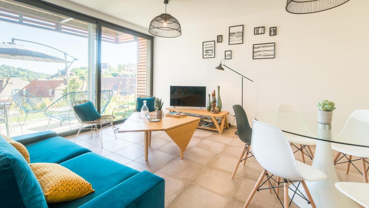 Open Sun Avec Jacuzzi Privatif Et Parking Prive Appartement Sarlat-la-Canéda Buitenkant foto